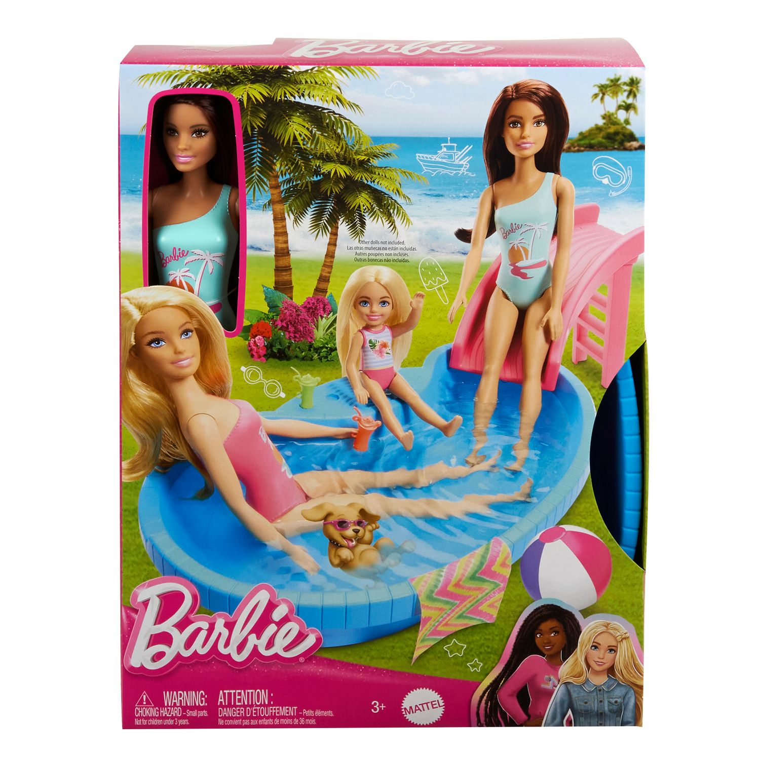 Barbie piscina glam online