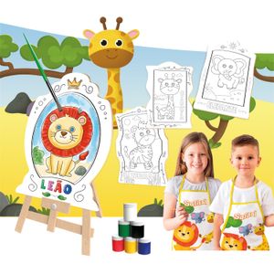 Super Kit Pintura Safari - Brincadeira de Criança