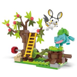 Pokémon Mega Construx Bosque do Emolga e Bulbasaur - Mattel