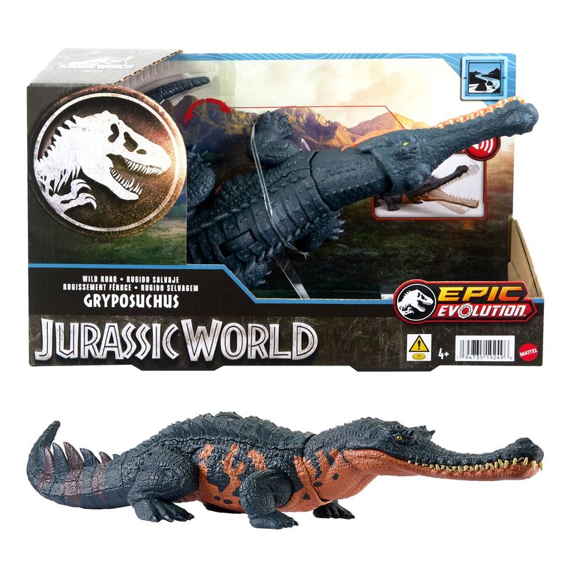 Jurassic World Rugido Selvagem Gryposuchus - Mattel 6