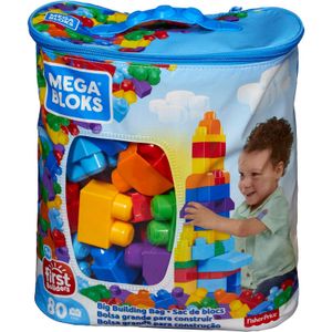 Mega Bloks Sacola com 80 Peças - Mattel
