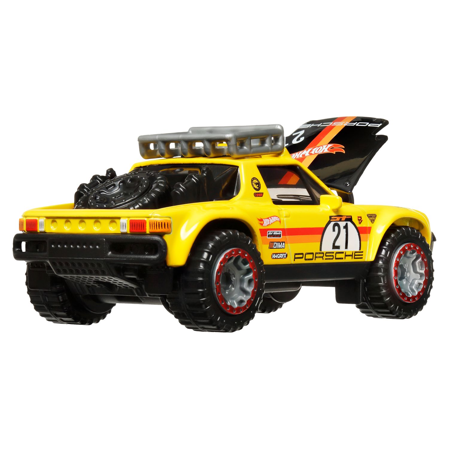 Hot Wheels Pull-Back Porsche 914 Safari - Mattel