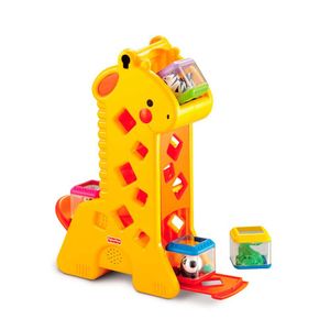 Fisher-Price Girafa com Blocos Peek a Blocks - Mattel