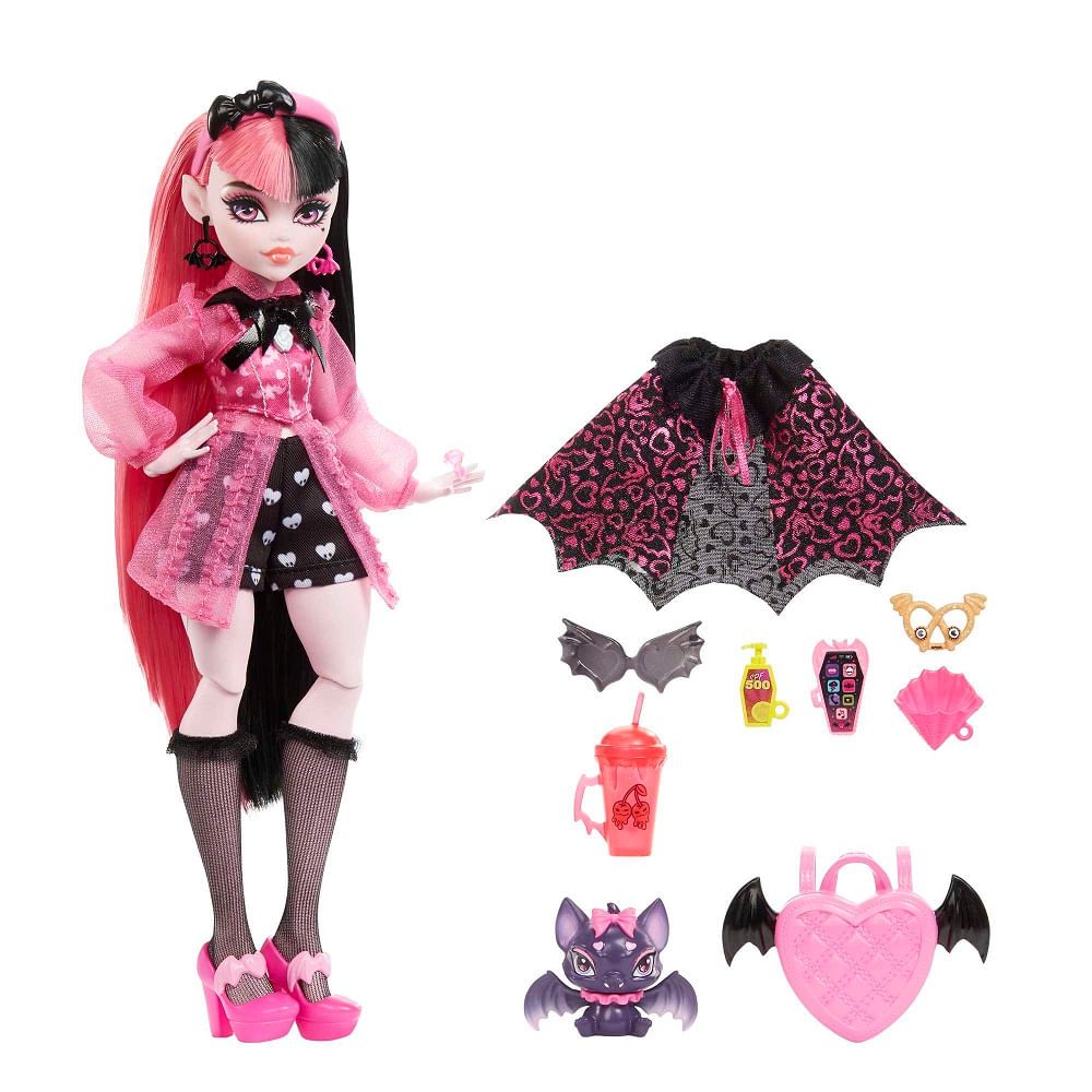 Monster High Boneca Draculaura Moda - Mattel