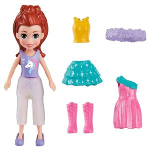 Polly Pocket Moda Lila Shimmer & Shine - Mattel