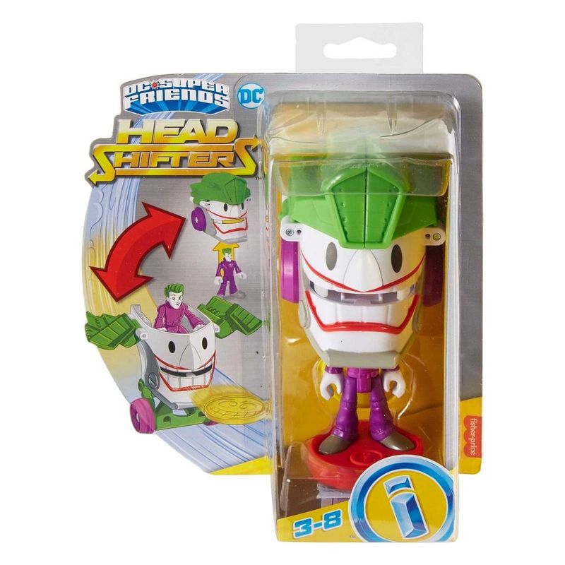 Imaginext Head Shifters The Joker   Jokerm vel - Mattel 3