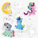 Kit de Pintura Unic rnios - Brincadeira de Crian a 1