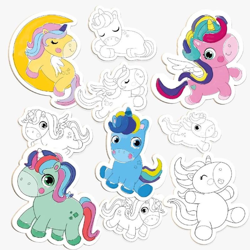 Kit de Pintura Unic rnios - Brincadeira de Crian a 1