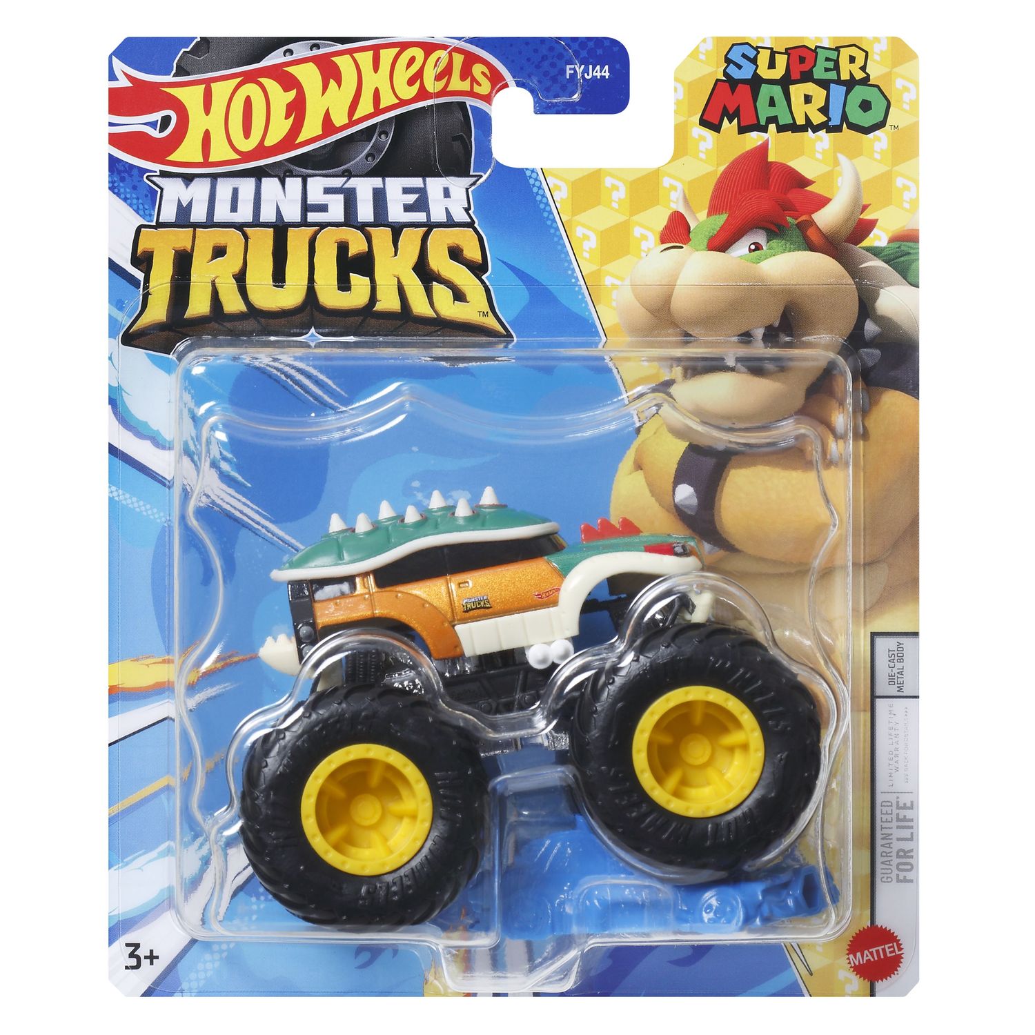 Hot Wheels Monster Truck Super Mario Bowser - Mattel - Barão Distribuidor