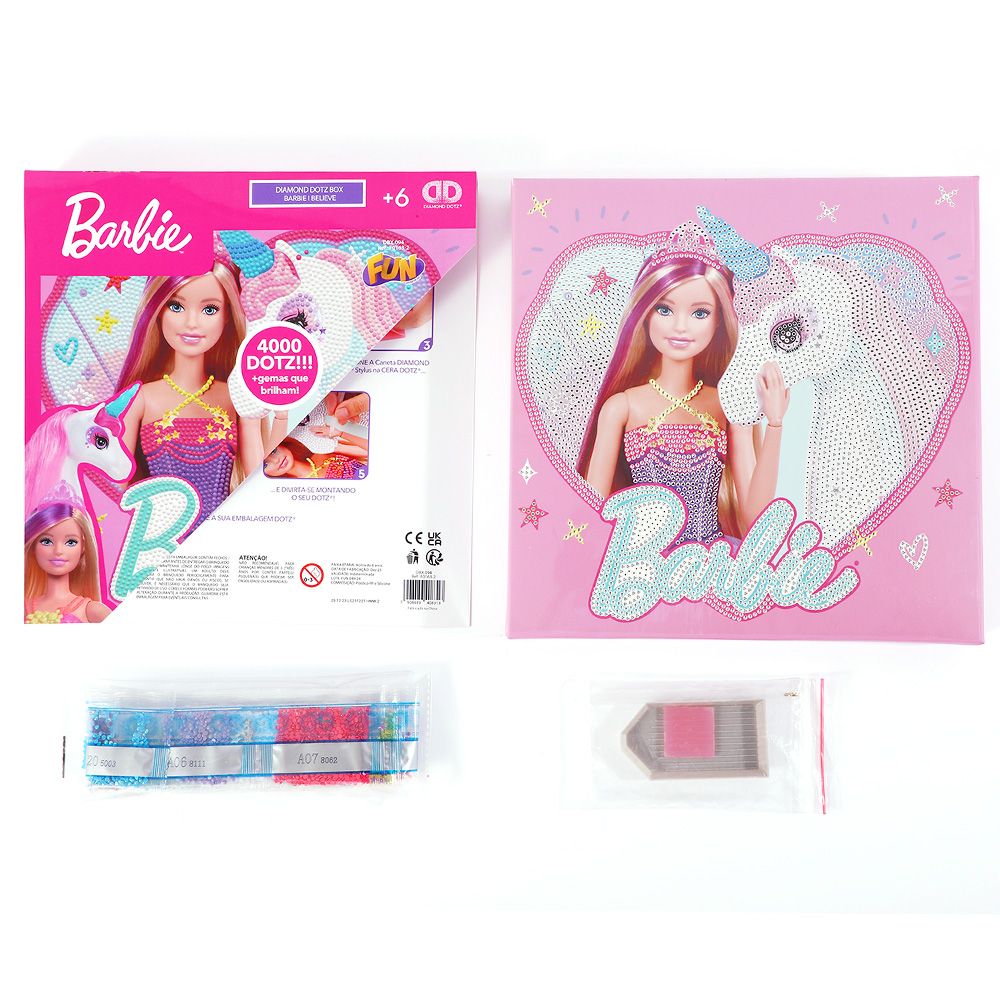 Barbie Diamond Dotz Box I Believe 4000 Dotz - Fun Divirta-se - Loja ToyMania