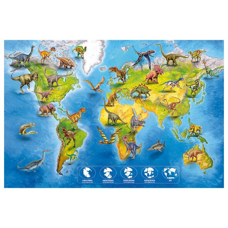 Puzzle Dinossauros do Mundo 200 Pe as - Grow 1