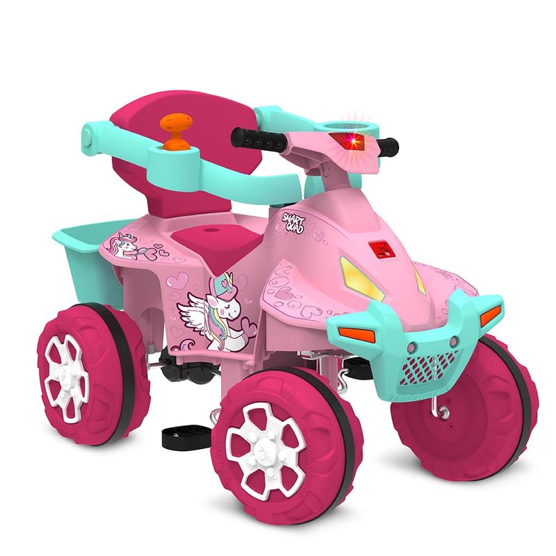 Quadriciclo-Passeio-Smart-Quad-Pedal-Rosa---Bandeirante