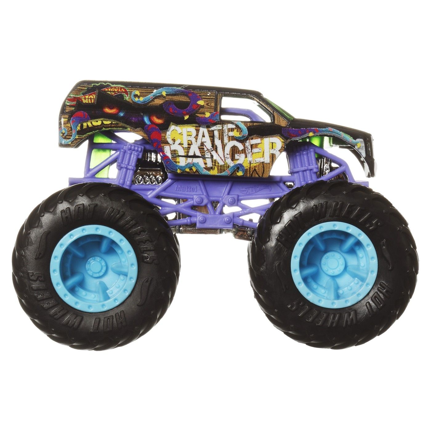 Hot Wheels Monster Trucks Crate Danger - Mattel