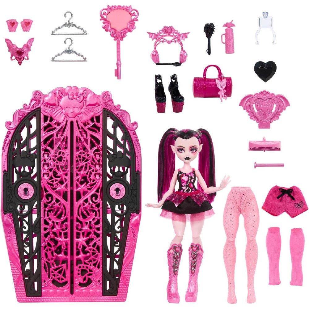 Monster High Skulltimate Modas Secretas Draculaura - Mattel - Barão ...