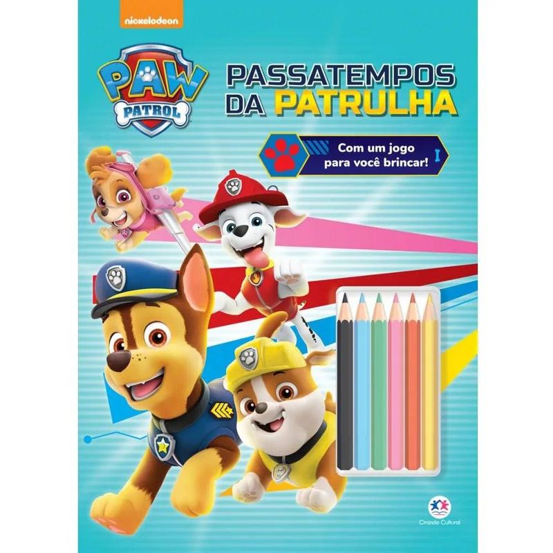 Kit-Patrulha-Canina-3-Livros-Para-Pintar---Ciranda-Cultural