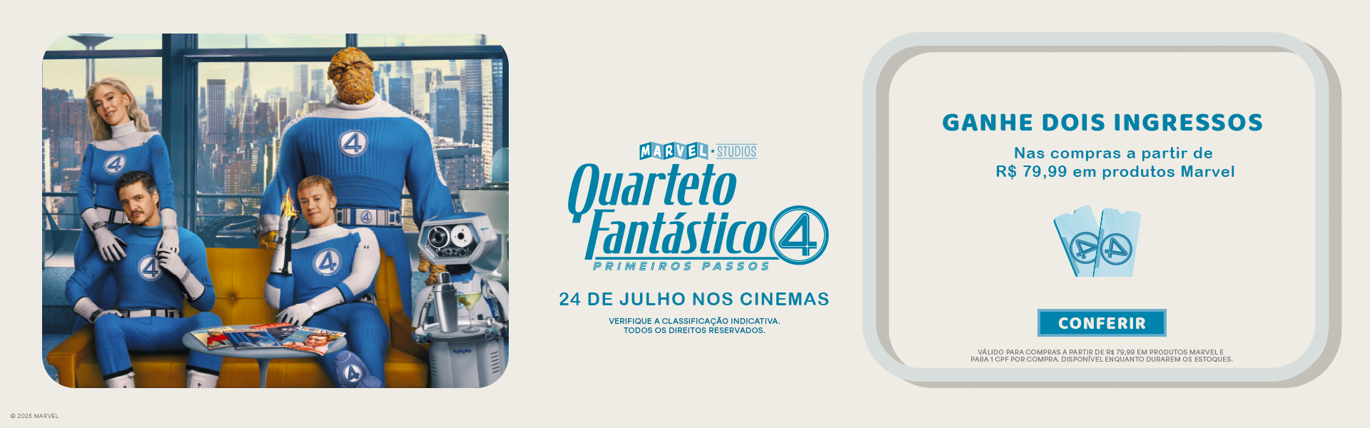 Ingressos Quarteto Fantástico
